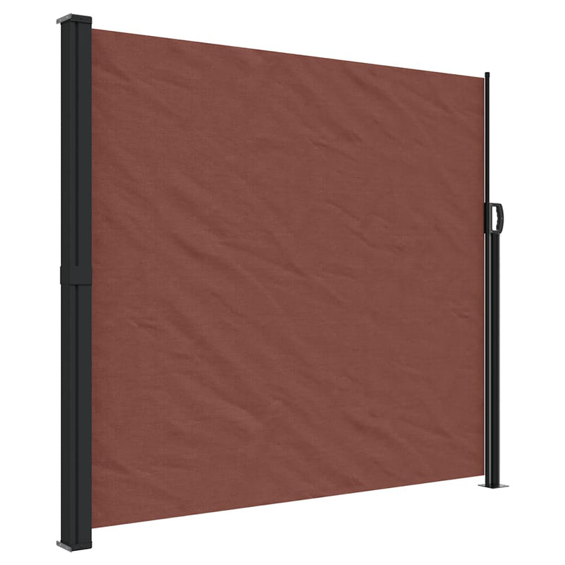 Afbeelding laden in galerijviewer, Vidaxl windscherm uittrekbaar 180x600 cm bruin