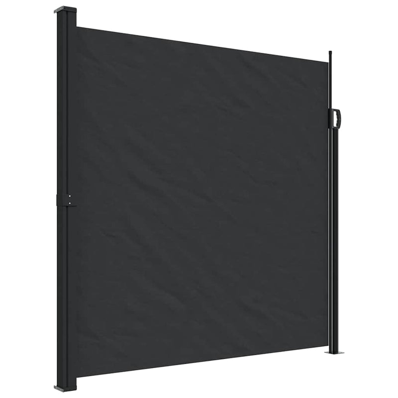 Load image into Gallery viewer, Vidaxl windscherm uittrekbaar 200x600 cm zwart