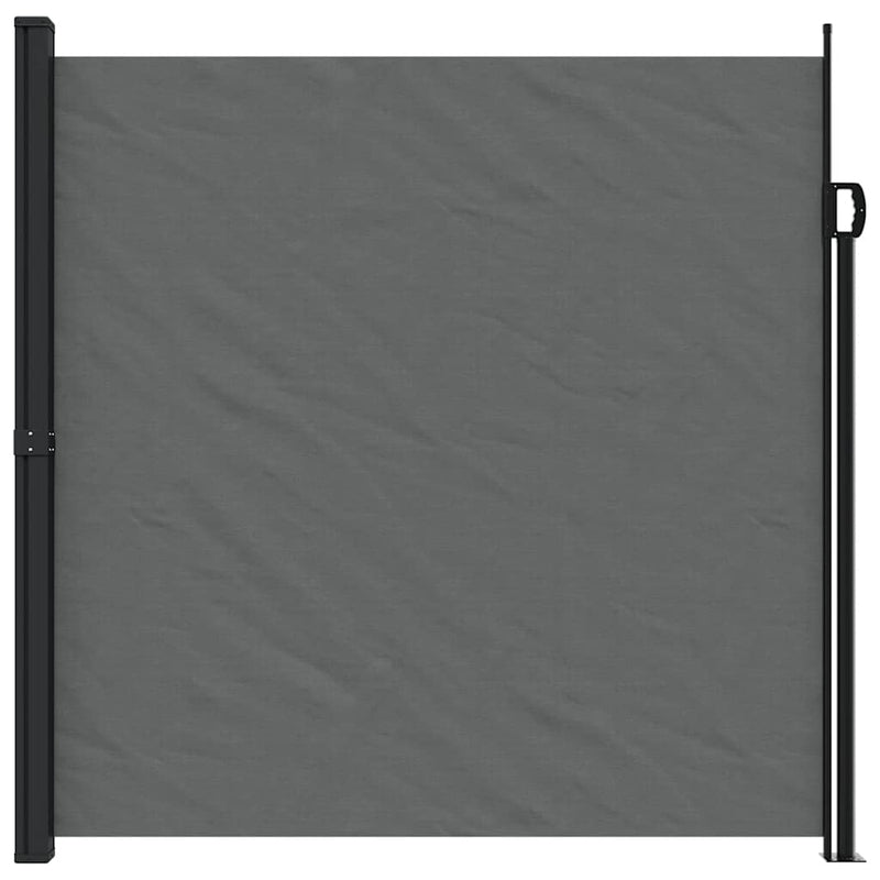 Load image into Gallery viewer, Vidaxl windscherm uittrekbaar 200x600 cm antracietkleurig