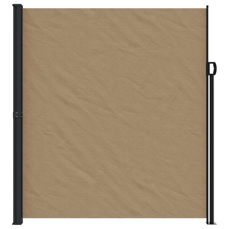 Load image into Gallery viewer, Vidaxl windscherm uittrekbaar 220x600 cm taupe