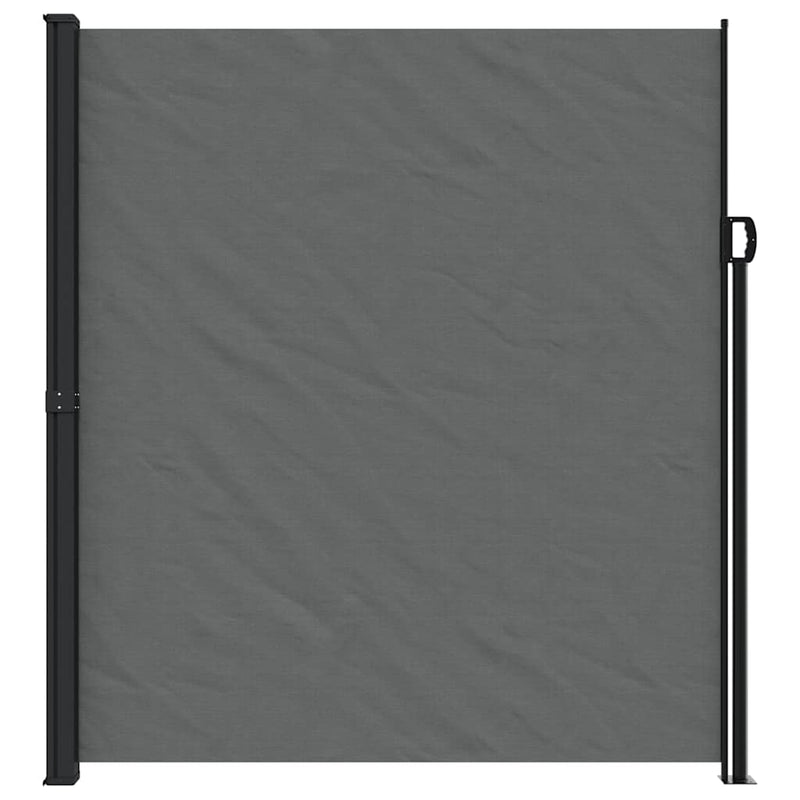 Load image into Gallery viewer, Vidaxl windscherm uittrekbaar 220x600 cm antracietkleurig