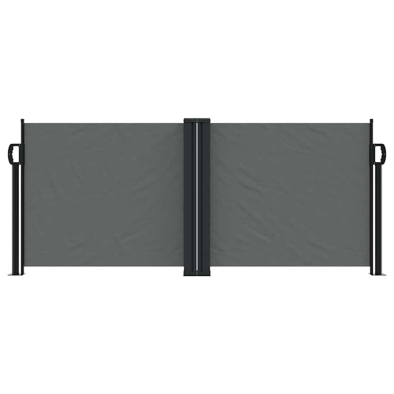 Afbeelding laden in galerijviewer, Vidaxl windscherm uittrekbaar 100x600 cm antraciet