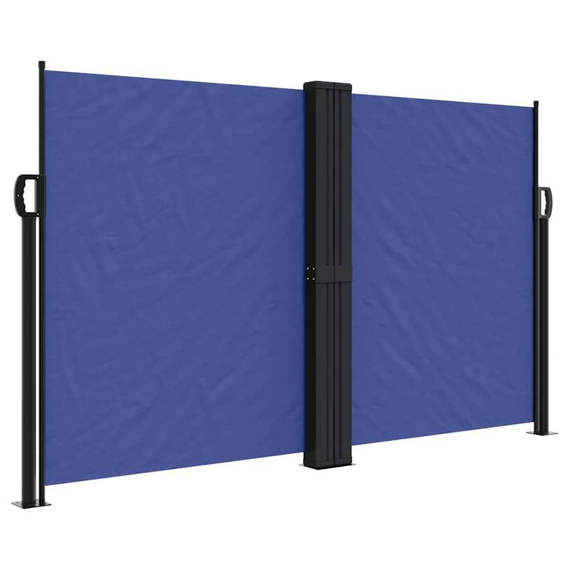 Load image into Gallery viewer, Vidaxl windscherm uittrekbaar 140x600 cm blauw