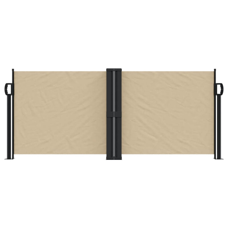 Load image into Gallery viewer, Vidaxl windscherm uittrekbaar 100x1000 cm beige