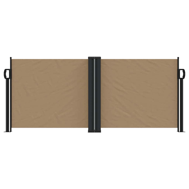 Load image into Gallery viewer, Vidaxl windscherm uittrekbaar 100x1000 cm taupe