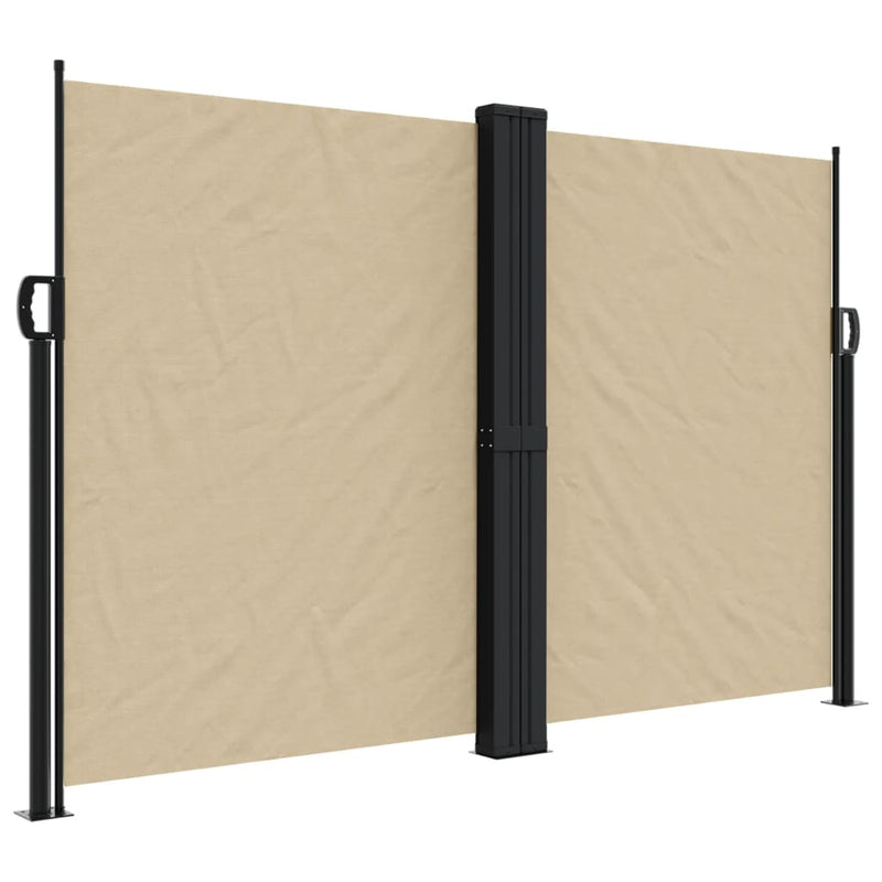 Load image into Gallery viewer, Vidaxl windscherm uittrekbaar 160x1000 cm beige
