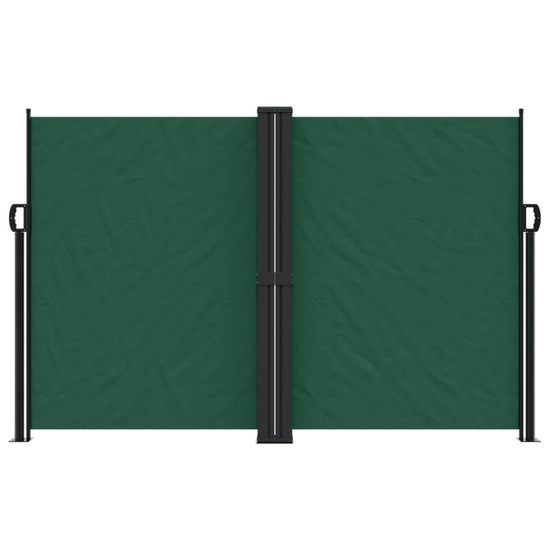 Load image into Gallery viewer, Vidaxl windscherm uittrekbaar 160x1000 cm donkergroen