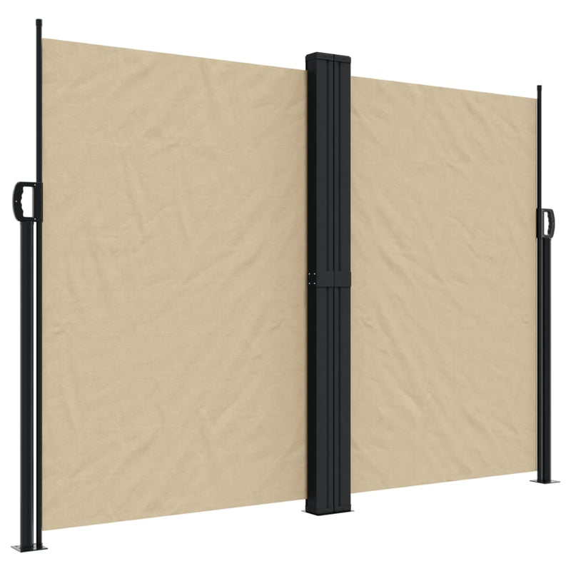 Load image into Gallery viewer, Vidaxl windscherm uittrekbaar 180x1000 cm beige