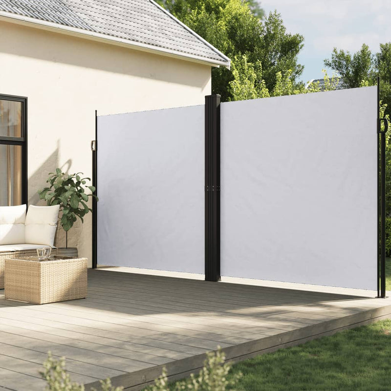 Load image into Gallery viewer, Vidaxl windscherm uittrekbaar 200x1000 cm wit