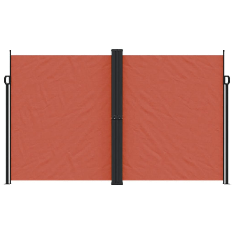 Load image into Gallery viewer, Vidaxl windscherm uittrekbaar 200x1000 cm terracottakleurig