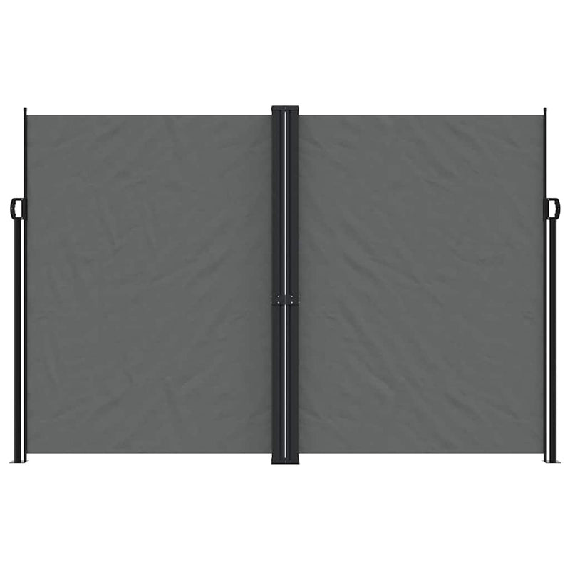 Afbeelding laden in galerijviewer, Vidaxl windscherm uittrekbaar 220x1000 cm antracietkleurig