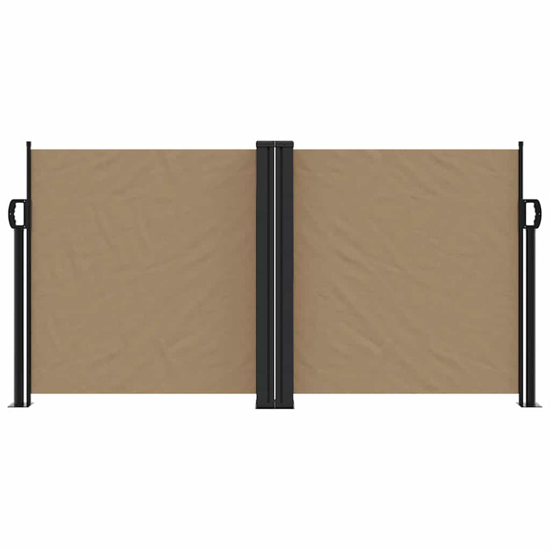 Load image into Gallery viewer, Vidaxl windscherm uittrekbaar 120x1200 cm taupe