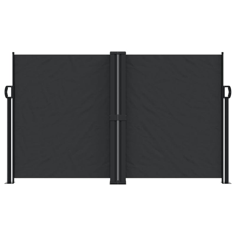 Load image into Gallery viewer, Vidaxl windscherm uittrekbaar 140x1200 cm zwart