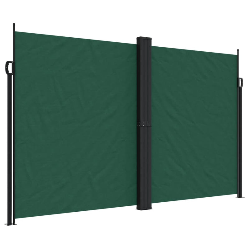 Load image into Gallery viewer, Vidaxl windscherm uittrekbaar 200x1200 cm donkergroen