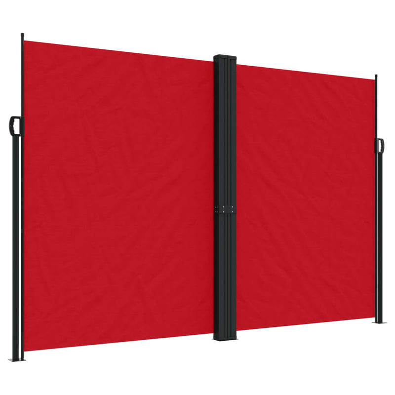 Load image into Gallery viewer, Vidaxl tuinscherm uittrekbaar 220x1200 cm rood