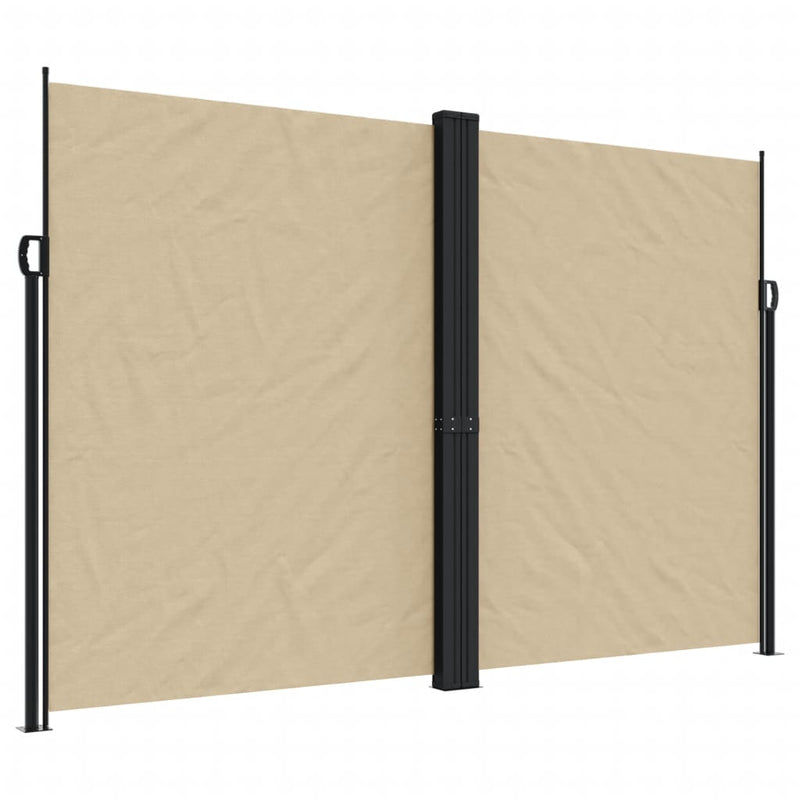 Load image into Gallery viewer, Vidaxl windscherm uittrekbaar 220x1200 cm beige