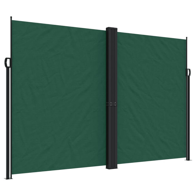 Load image into Gallery viewer, Vidaxl windscherm uittrekbaar 220x1200 cm donkergroen
