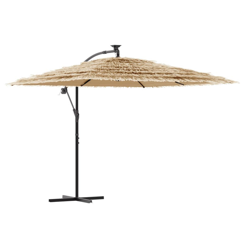 Load image into Gallery viewer, Vidaxl parasol met stalen paal 269x269x235 cm bruin