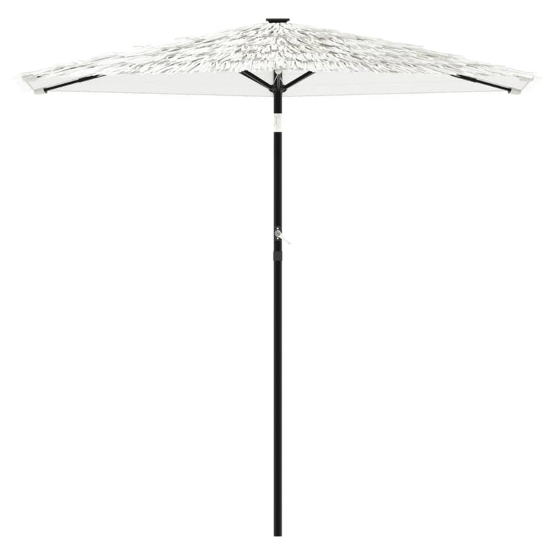 Load image into Gallery viewer, Vidaxl parasol met stalen paal 223x223x213 cm wit
