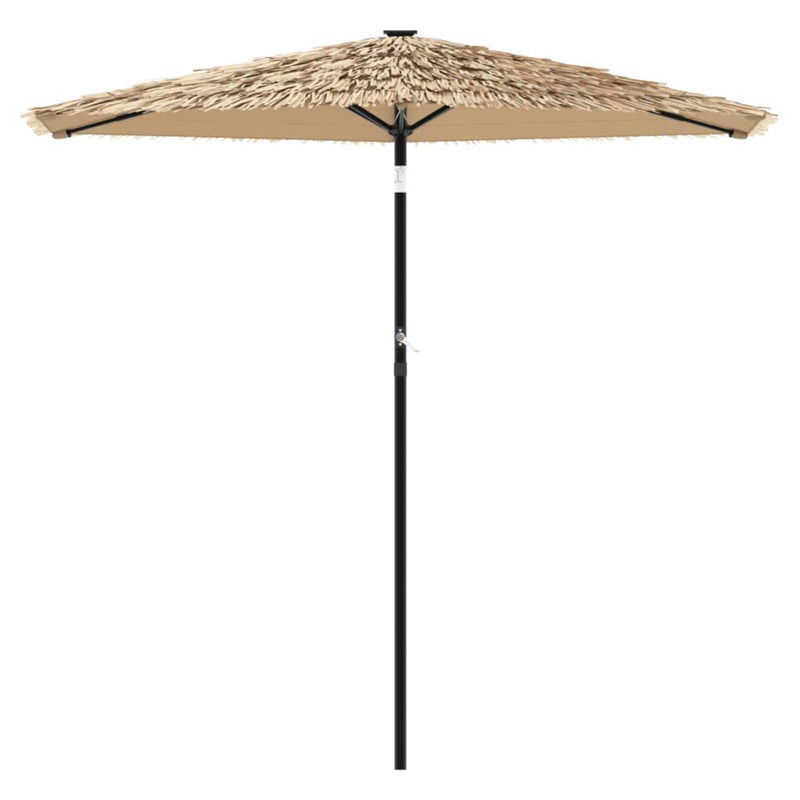 Load image into Gallery viewer, Vidaxl parasol met stalen paal 268x268x226 cm bruin