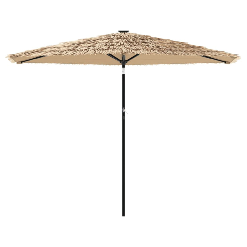 Load image into Gallery viewer, Vidaxl parasol met stalen paal 288x288x225 cm bruin