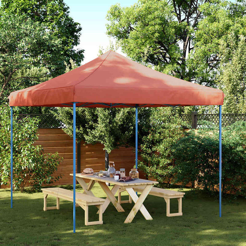 Load image into Gallery viewer, Vidaxl partytent inklapbaar pop-up 292x292x315 cm terracotta