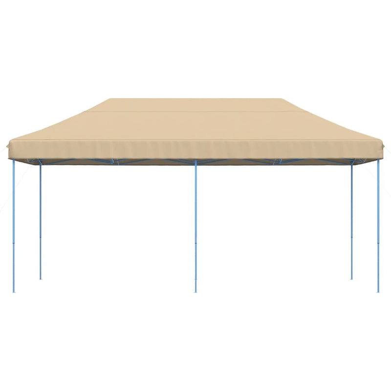 Load image into Gallery viewer, Vidaxl partytent inklapbaar pop-up 580x292x315 cm beige