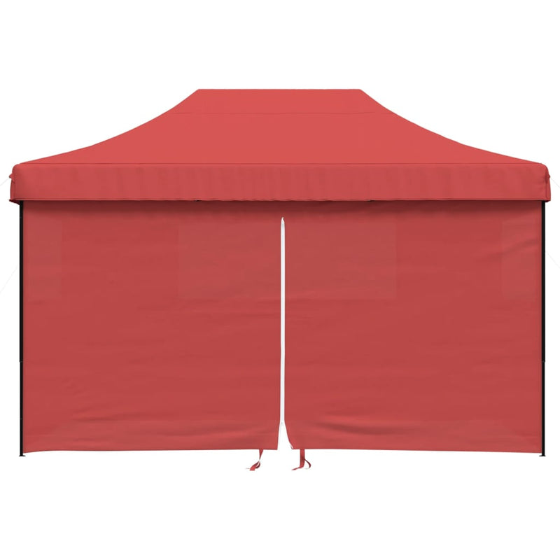 Load image into Gallery viewer, Vidaxl partytent inklapbaar pop-up met 4 zijwanden bordeauxrood