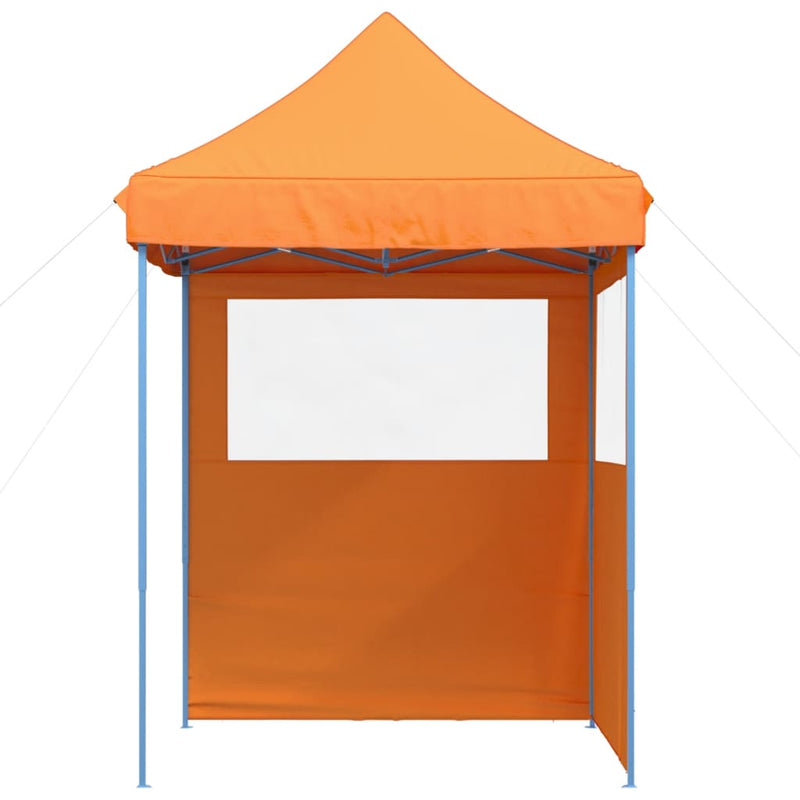 Load image into Gallery viewer, VidaXL Partytent inklapbaar pop-up met 2 zijwanden oranje