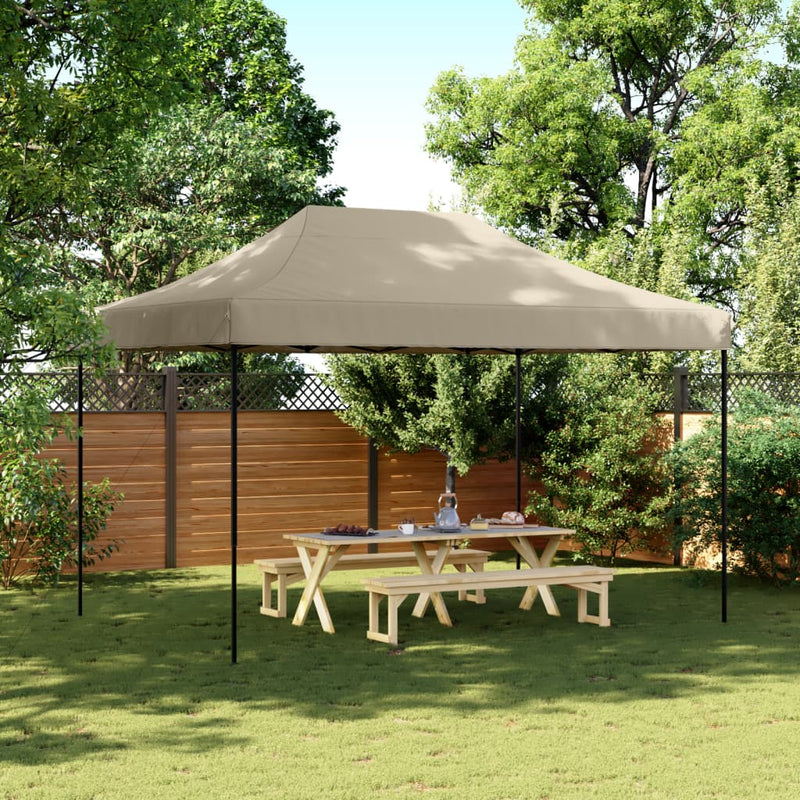Load image into Gallery viewer, Vidaxl partytent inklapbaar pop-up 410x279x315 cm taupe