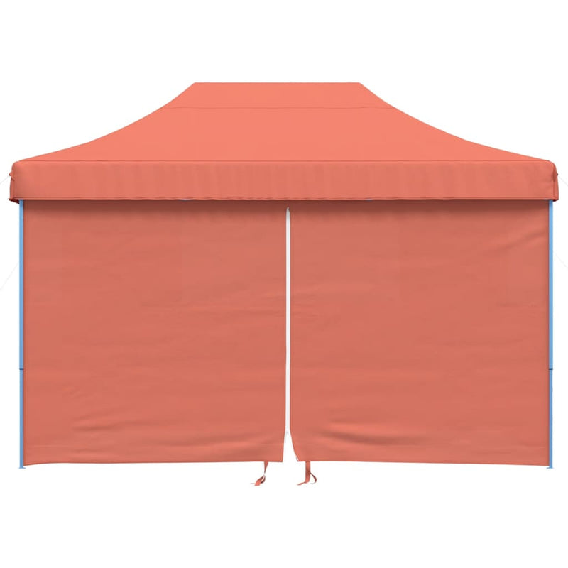 Load image into Gallery viewer, Vidaxl partytent inklapbaar pop-up met 4 zijwanden terracottakleurig