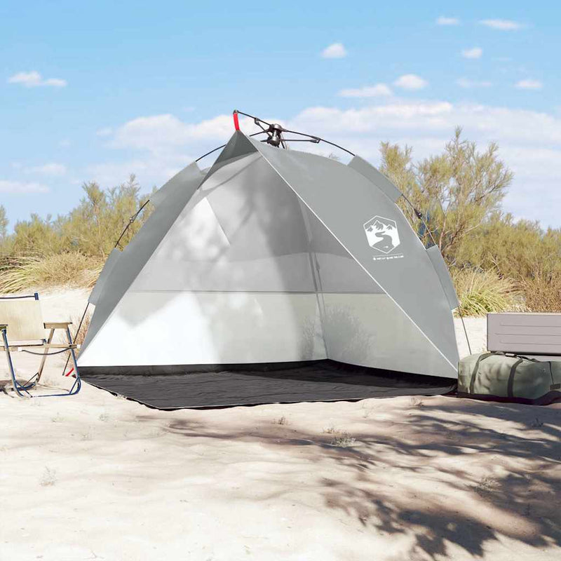 Load image into Gallery viewer, Vidaxl strandtent waterdicht snelontgrendeling grijs