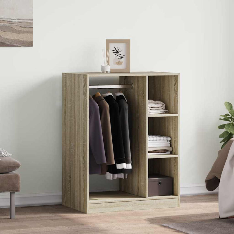 Load image into Gallery viewer, Vidaxl kledingkast 77x48x102 cm bewerkt hout sonoma eikenkleurig