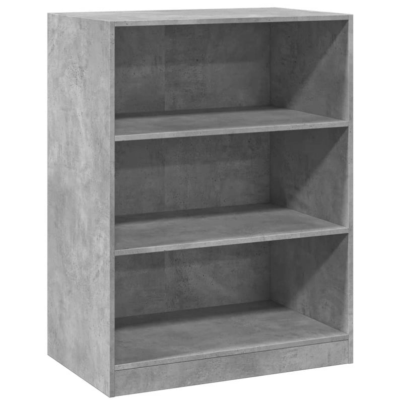 Load image into Gallery viewer, VidaXL Kledingkast 77x48x102 cm bewerkt hout betongrijs