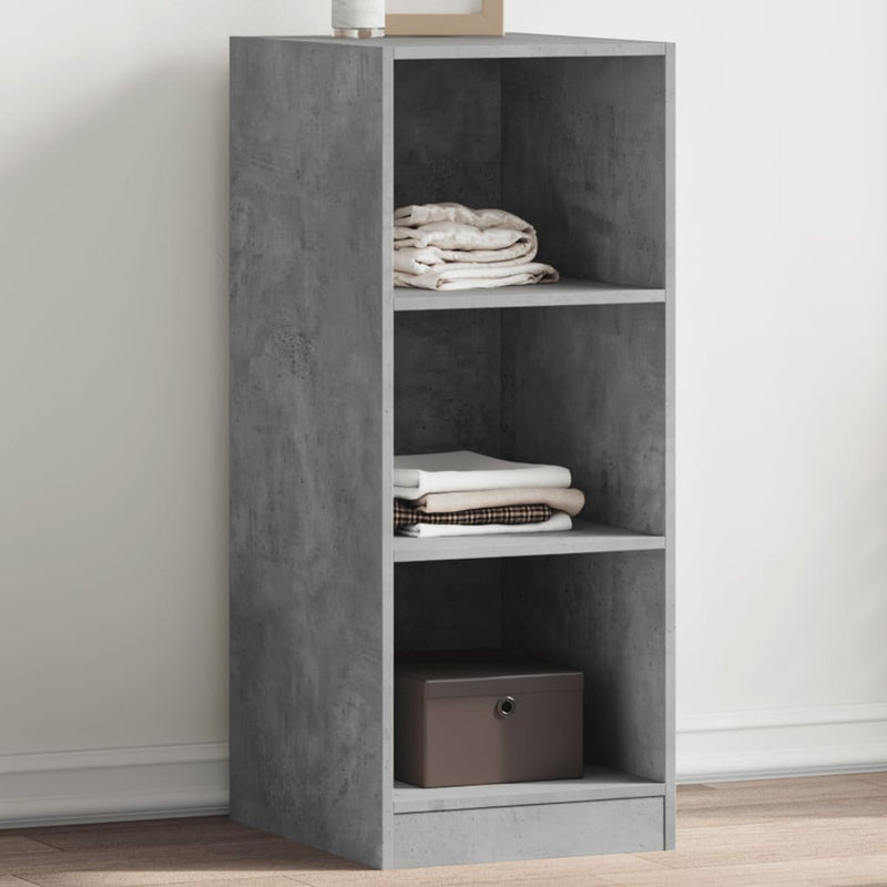 Load image into Gallery viewer, Vidaxl kledingkast 48x41x102 cm bewerkt hout betongrijs
