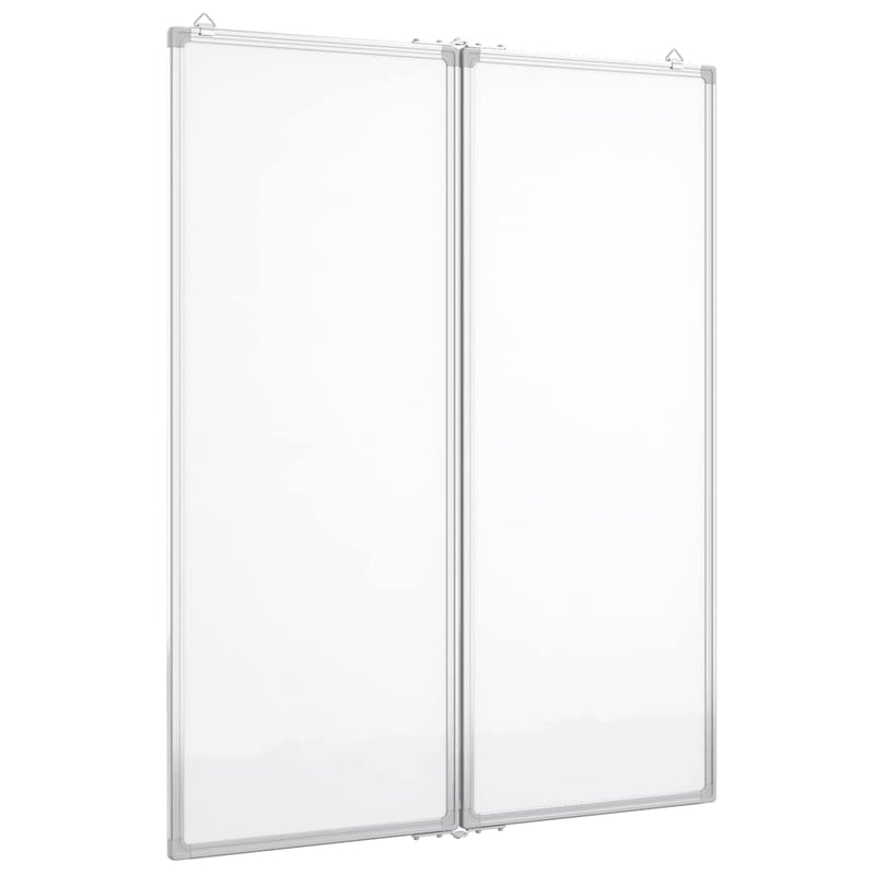 Load image into Gallery viewer, Vidaxl whiteboard magnetisch inklapbaar 80x100x1,7 cm aluminium