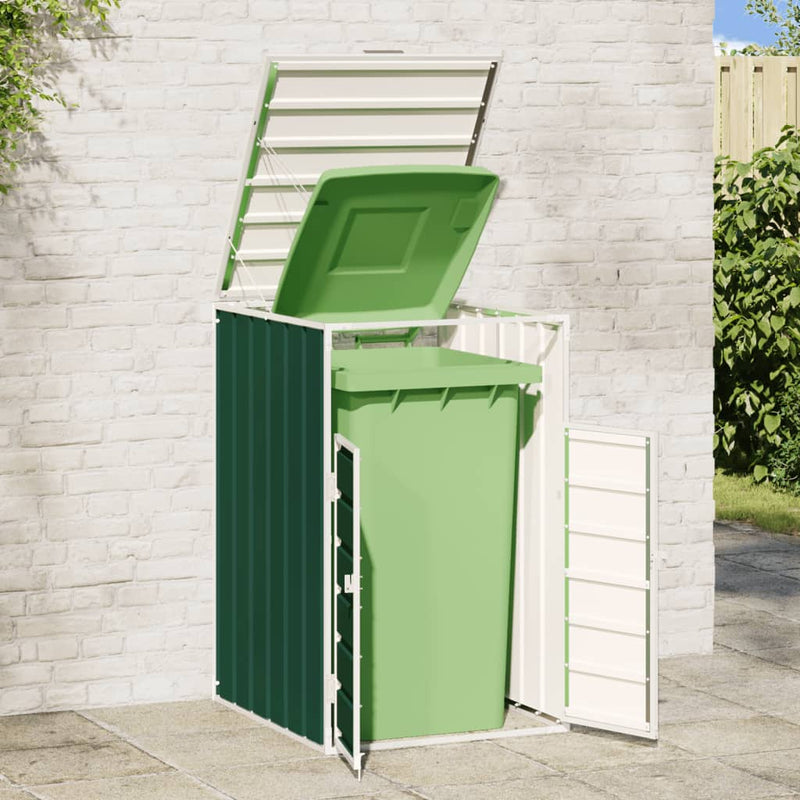 Load image into Gallery viewer, Vidaxl containerberging voor 1 container 72x81x115 cm staal groen