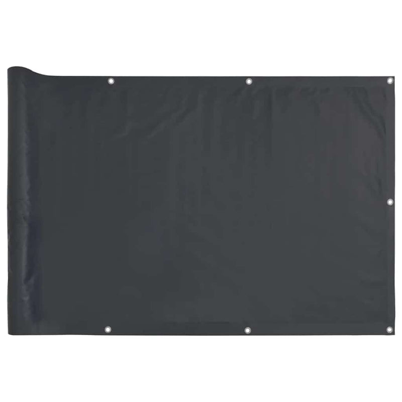 Load image into Gallery viewer, Vidaxl balkonscherm 800x75 cm pvc antracietkleurig
