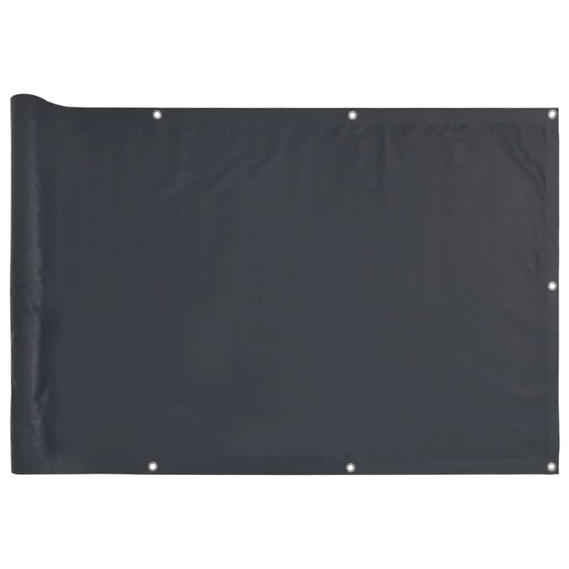 Load image into Gallery viewer, Vidaxl balkonscherm 1000x90 cm pvc antracietkleurig
