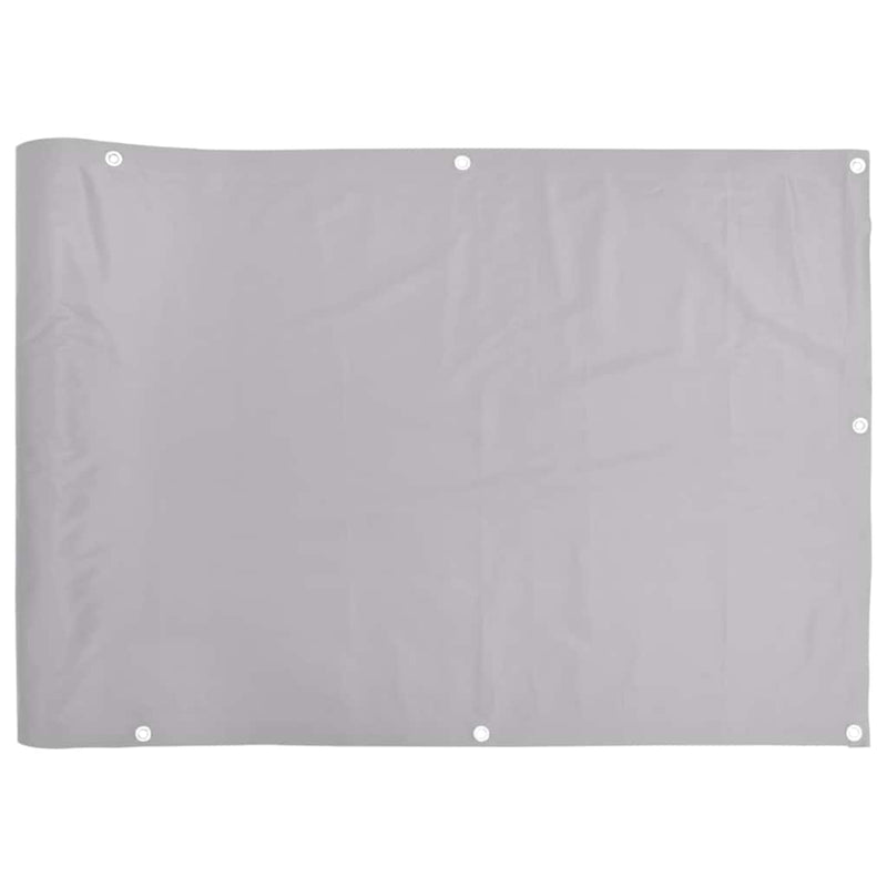 Load image into Gallery viewer, Vidaxl balkonscherm 500x90 cm pvc grijs