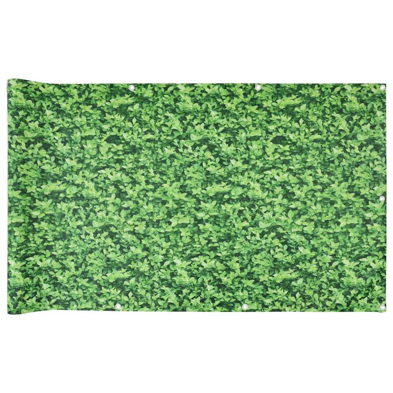 Load image into Gallery viewer, Vidaxl balkonscherm plantpatroon 700x90 cm pvc groen