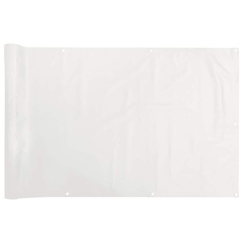 Load image into Gallery viewer, Vidaxl balkonscherm 500x120 cm pvc wit