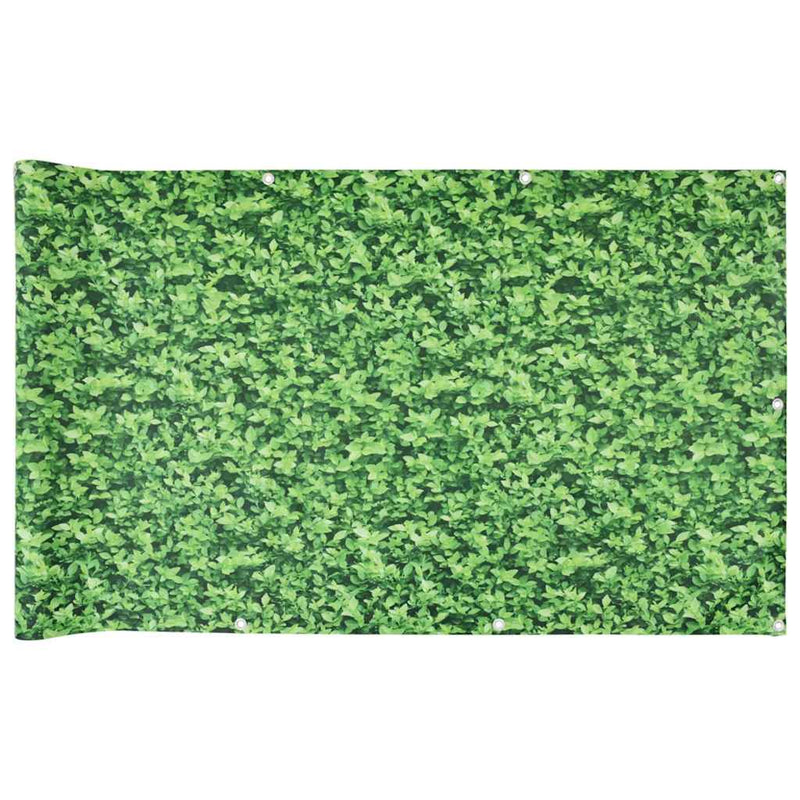 Load image into Gallery viewer, Vidaxl balkonscherm plantpatroon 500x120 cm pvc groen