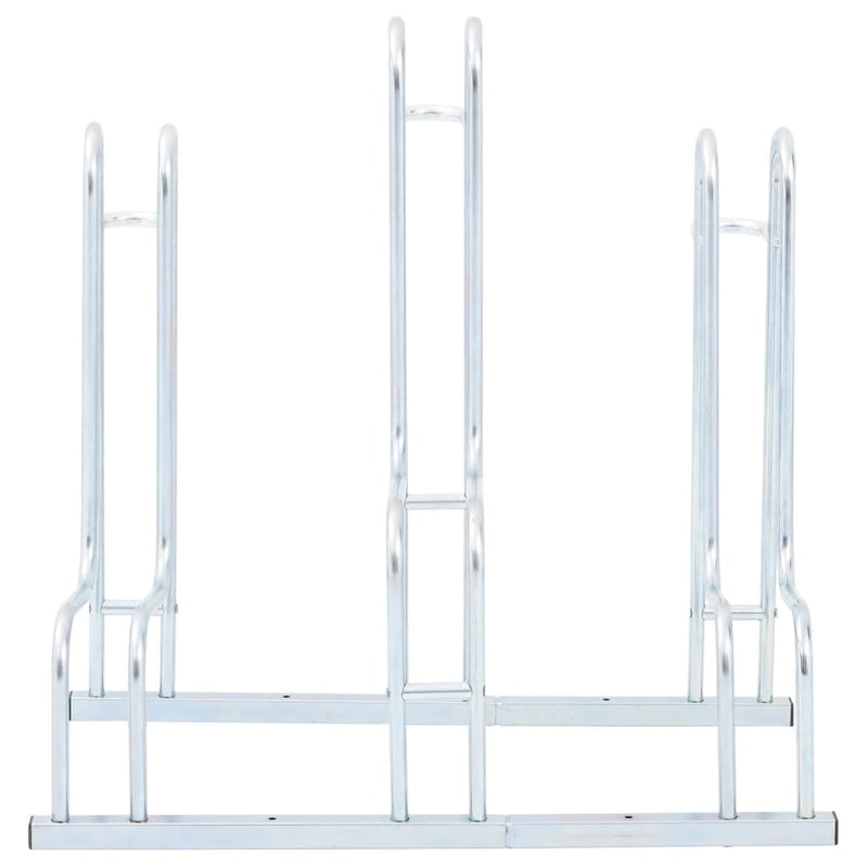 Load image into Gallery viewer, Vidaxl fietsenstandaard voor 3 fietsen vrijstaand gegalvaniseerd staal