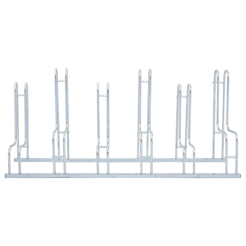 Load image into Gallery viewer, VidaXL Fietsenstandaard voor 6 fietsen vrijstaand gegalvaniseerd staal