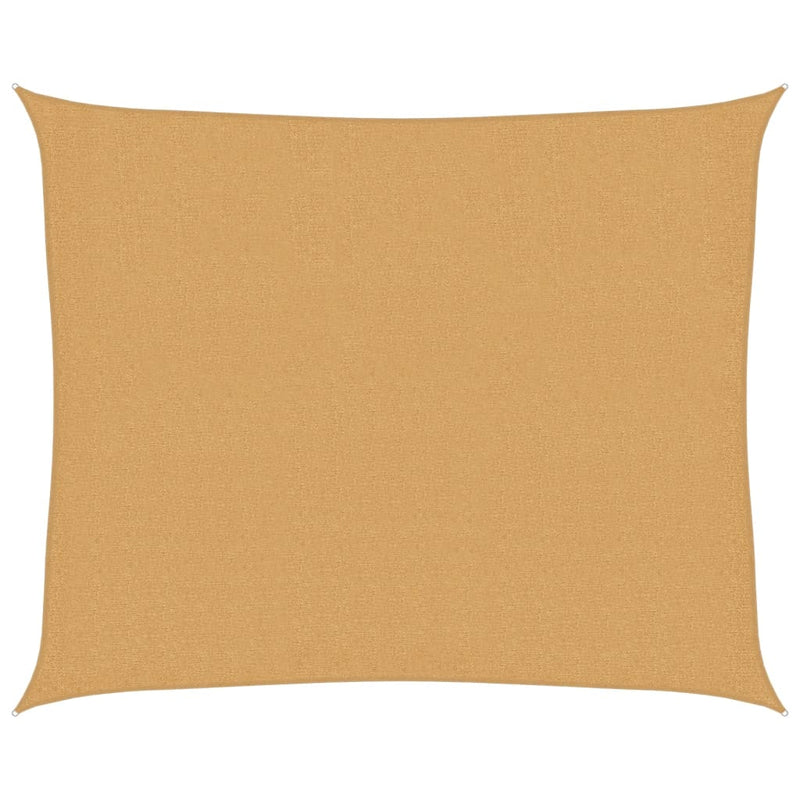 Afbeelding laden in galerijviewer, Vidaxl zonnezeil 160 g m² rechthoekig 2,5x3 m hdpe zandkleurig