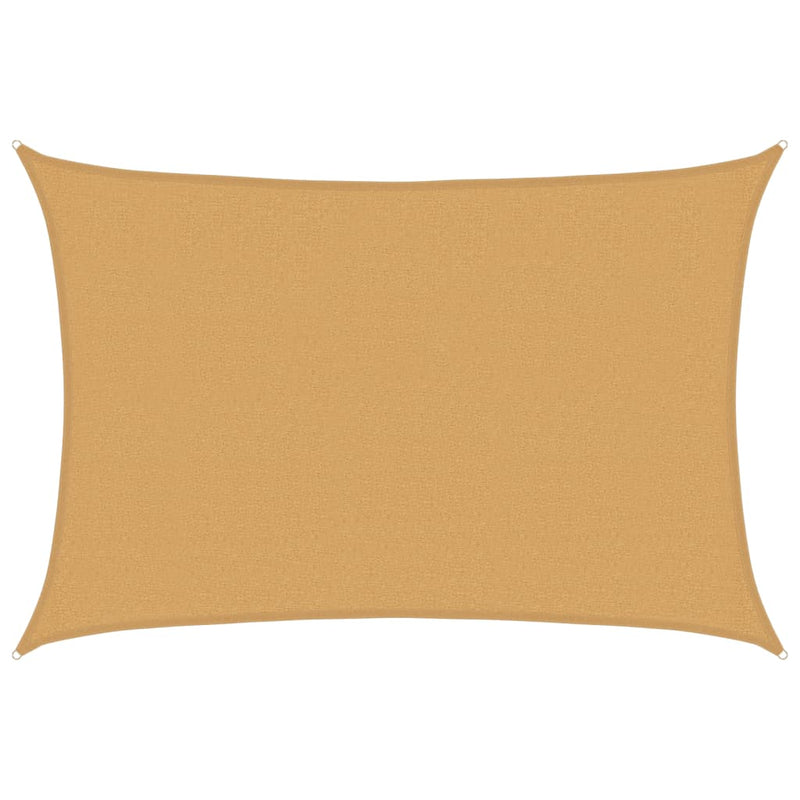 Load image into Gallery viewer, Vidaxl zonnezeil 160 g m² rechthoekig 2,5x3,5 m hdpe zandkleurig