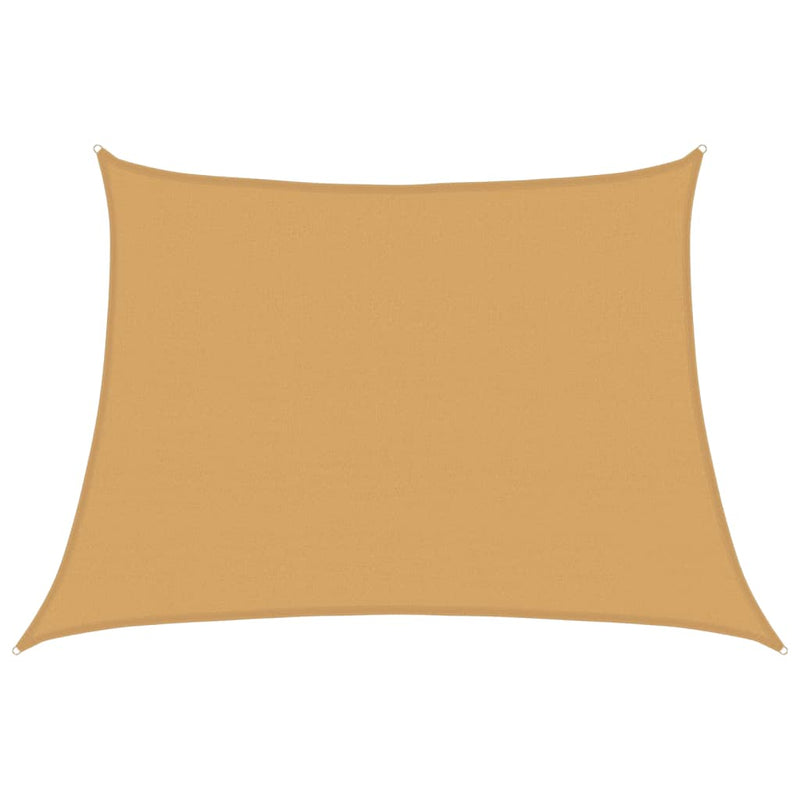 Afbeelding laden in galerijviewer, Vidaxl zonnezeil trapezium 160 g m² 4 5x3 m hdpe lichtgrijs