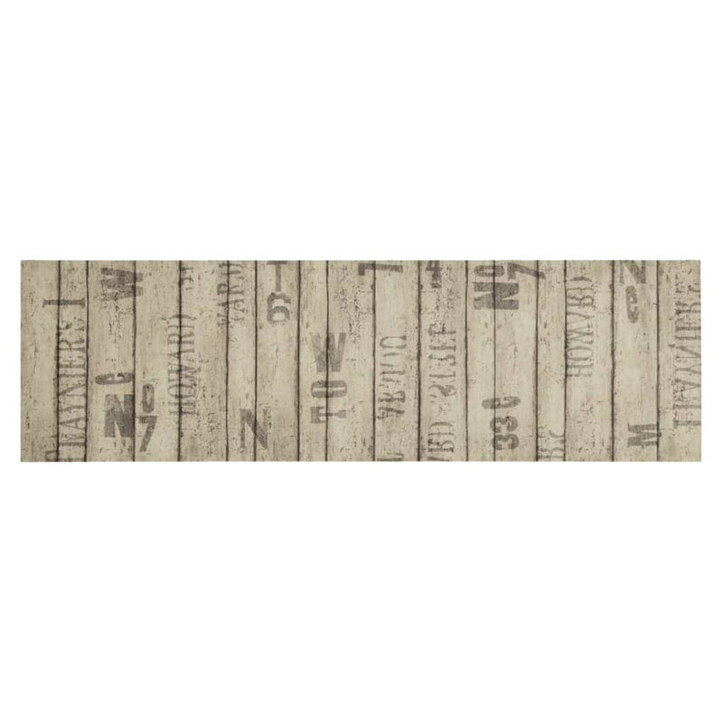 Load image into Gallery viewer, Vidaxl keukenmat wasbaar hekprint 45x150 cm fluweel