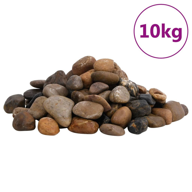 Afbeelding laden in galerijviewer, Vidaxl kiezelstenen gepolijst 2-5 cm 10 kg meerkleurig